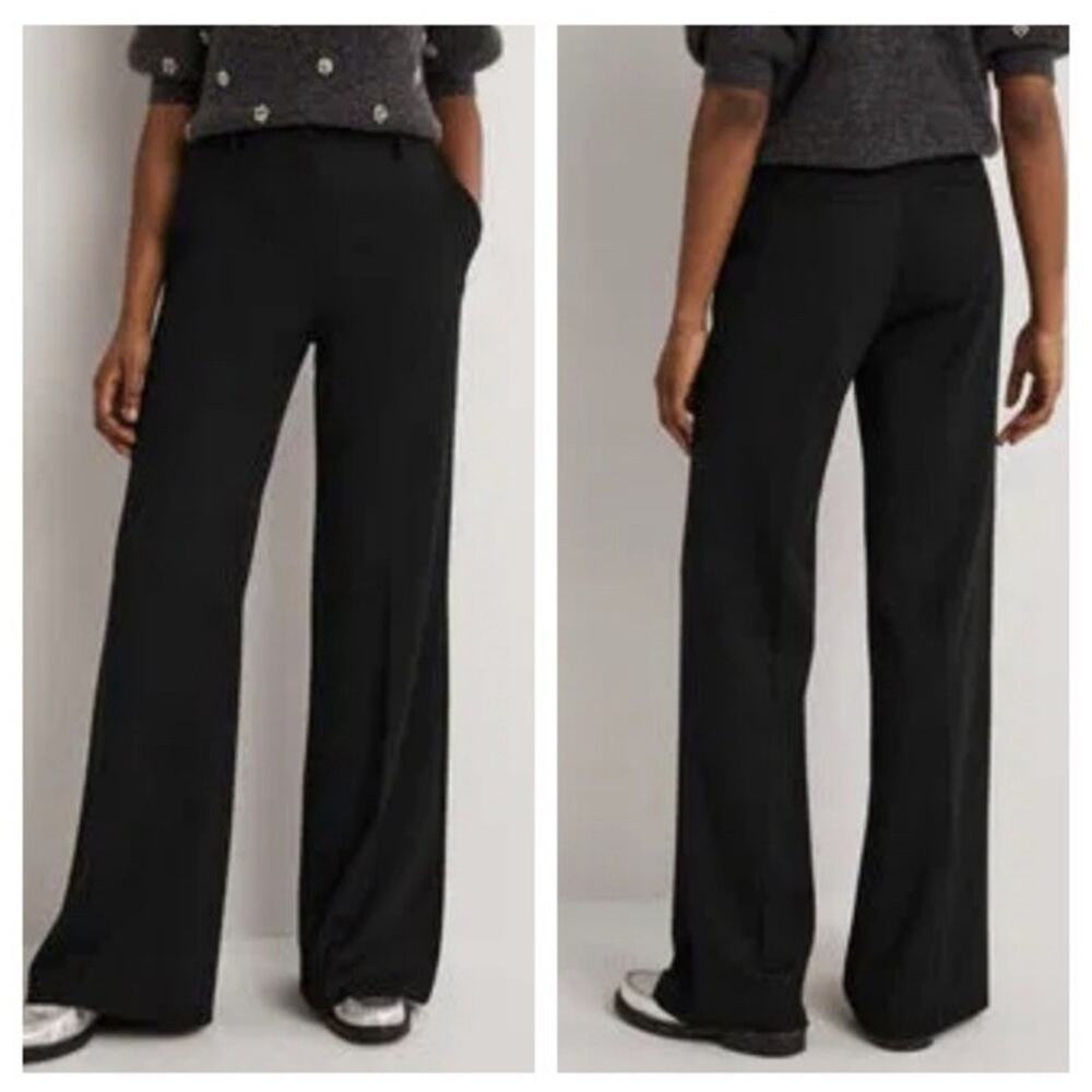 Boden Black Wide Leg Pants